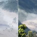 भोटेकोशीमा आएको भीषण बाढीले रसुवा बजार र भन्सार बगायो, ठूलो क्षतिको आशंका 