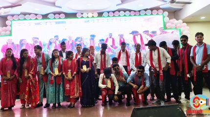 पूर्वाञ्चल विश्वविद्यालय स्कुल अफ इन्जिनियरिङका विद्यार्थीलाई स्वागत र बिदाइ
