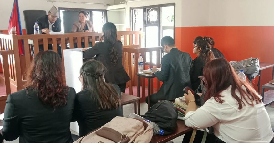 विराटनगरको ब्राइट भिजनमा भोलि नमूना अदालतको फाइनल प्रतिस्पर्धा हुँदै