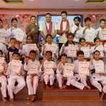 विराटनगरको एभरेष्ट स्कुलका कराते खेलाडीलाई बेल्ट र प्रमाणपत्र वितरण