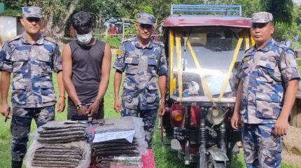 मोरङको जहदाबाट गाँजासहित सफारी चालक पक्राउ