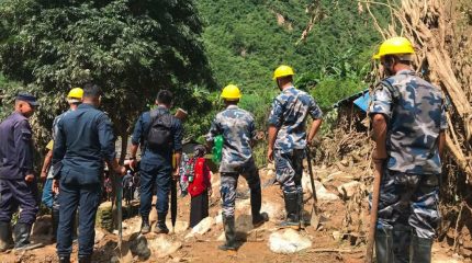 रोल्पामा पहिरोमा परेर ज्यान गुमाउनेको संख्या सात पुग्यो