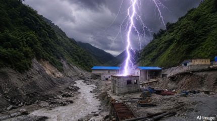 संखुवासभामा चट्याङ पर्दा हाइड्रोपावरका पाँच मजदुर घाइते