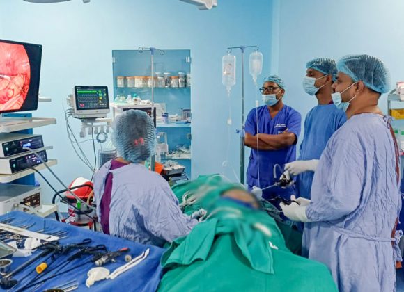 जीवन विकास सामुदायिक अस्पतालमा बालबालिकाको ल्याप्रोस्कोपिक शल्यक्रिया
