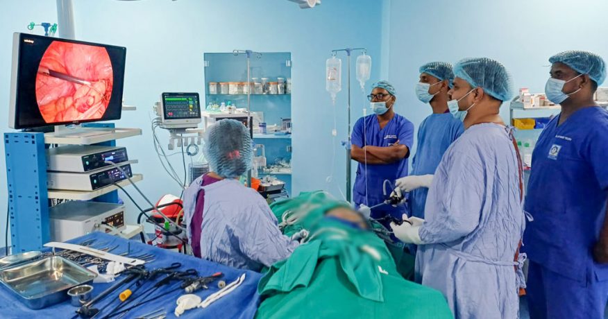 जीवन विकास सामुदायिक अस्पतालमा बालबालिकाको ल्याप्रोस्कोपिक शल्यक्रिया