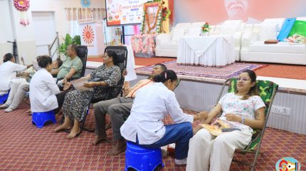 विराटनगरको ब्रह्माकुमारीमा भएको रक्तदानबाट ९६ पिन्ट रगत सङ्कलन
