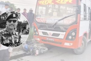 तीजमा व्रत बसेकी श्रीमतीलाई पानी खुवाउन आउँदै थिए, घर नजिकै दुर्घटनामा अस्ताए सुदीप