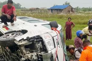 सुनसरीमा माइक्रोबस दुर्घटना हुँदा १२ जना घाइते (नामावलीसहित)