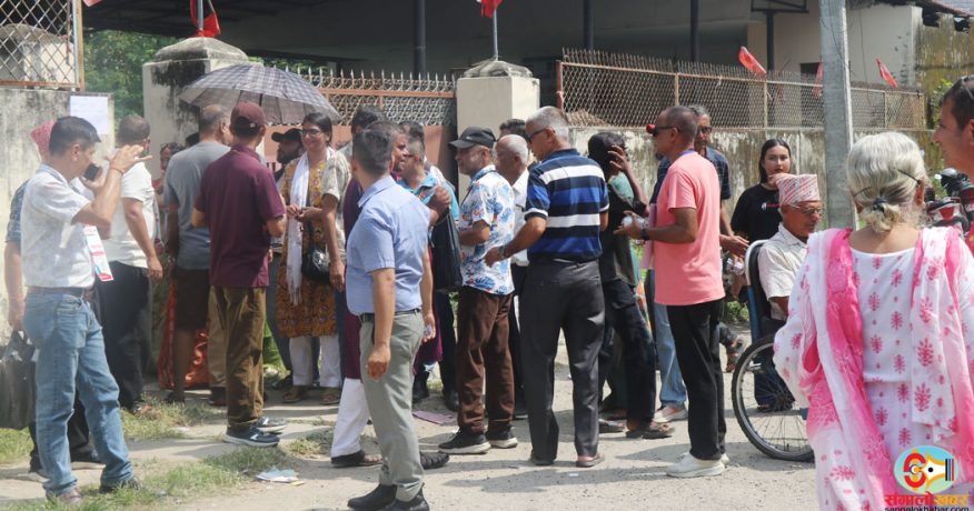 काँग्रेस विराटनगर महानगर समिति चयनका लागि मतदान जारी