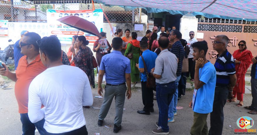 काँग्रेस विराटनगर महानगर अधिवेशन : मतदान सकियो, मतगणना भोलि
