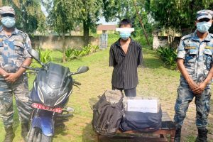 विराटनगरबाट २० किलो गाँजासहित धनकुटाका अजित पक्राउ