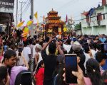 विराटनगरमा भव्य भयो राधाकृष्ण रथयात्रा, उर्लियो जनसागर
