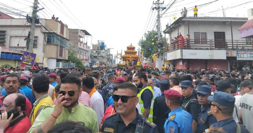 विराटनगरमा सुरु भयो राधाकृष्ण रथयात्रा, यस्तो छ रुट