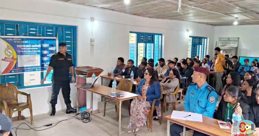 धनकुटामा विद्यार्थी लक्षित लागूऔषध दुर्व्यसनीविरुद्ध सचेतना अभियान