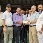 विराटनगरको अर्किड कलेजद्वारा बाढीपीडितलाई ५ लाख सहयोग