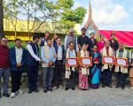 धनकुटामा २०८२ को एसईईमा उत्कृष्ट नतिजा ल्याउने विद्यार्थी र विद्यालय सम्मानित