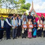 धनकुटामा २०८२ को एसईईमा उत्कृष्ट नतिजा ल्याउने विद्यार्थी र विद्यालय सम्मानित