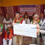 धनकुटाको भारती माविलाई डा.सुनिल शर्माद्वारा पाँच करोड सहयोग