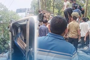 उदयपुरमा ट्रक र हायस ठोक्किँदा १७ जना घाइते