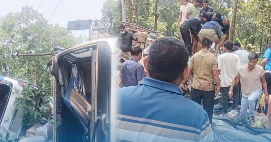 उदयपुरमा ट्रक र हायस ठोक्किँदा १७ जना घाइते