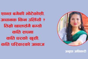 शीर्षक : भोटेकोशीको चित्कार