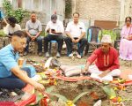 विराटनगरको बरगाछी प्रहरी चौकीको भवन शिलान्यास