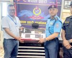 विराटनगरको आर्या न्युरो हस्पिटलद्वारा मोरङ प्रहरीलाई कम्प्युटर सहयोग