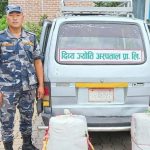 विराटनगरमा अस्पतालको भ्यानभित्र भेटियो ६० किलो गाँजा