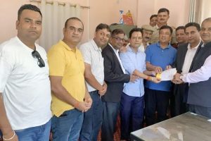 विराटनगरको रथयात्रामा संकलन भएको भेटी राहत कोषमा जम्मा