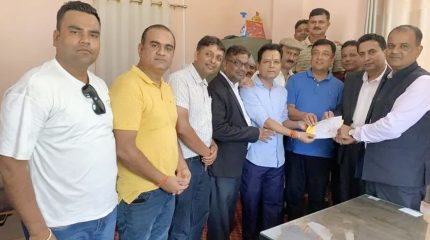 विराटनगरको रथयात्रामा संकलन भएको भेटी राहत कोषमा जम्मा