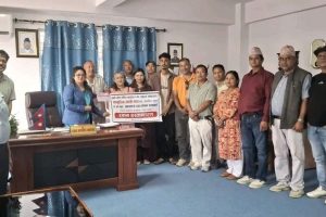 धनकुटामा बाढी प्रभावितका लागि एक करोड १६ लाख ८४ हजार संकलन