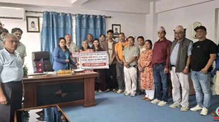 धनकुटामा बाढी प्रभावितका लागि एक करोड १६ लाख ८४ हजार संकलन