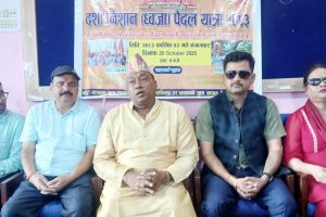 विराटनगरको काली मन्दिरदेखि रंगेलीको काली मन्दिरसम्म निशान ध्वजा यात्रा हुँदै