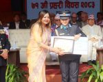 मोरङ प्रहरीमा कार्यरत इन्स्पेक्टर प्रमिला कार्कीलाई उत्कृष्ट महिला प्रहरी पुरस्कार