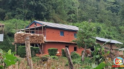 धनकुटामा हराउँदै रातो माटोले घर पोत्ने प्रचलन